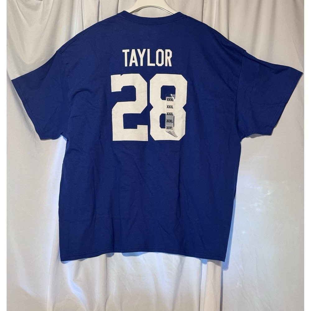 NFL Team Apparel NFL Indianapolis Colts Jonathan Taylor #28 Blue T-Shirt 3XL NWT